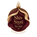 Shiv Stuti — burgundy silk medallion with gold Shiv Stuti lettering, trishul and damaru