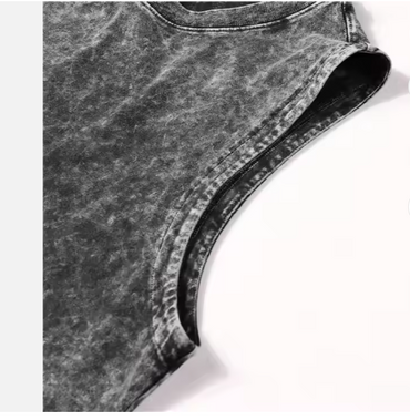 Oversized Acid Wash Vest