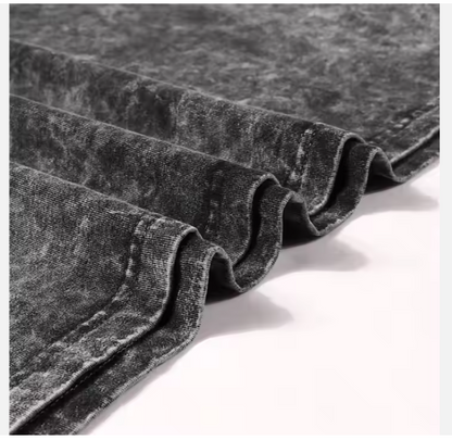 Oversized Acid Wash Vest